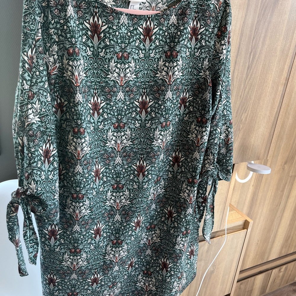 H&M Green Floral Dress